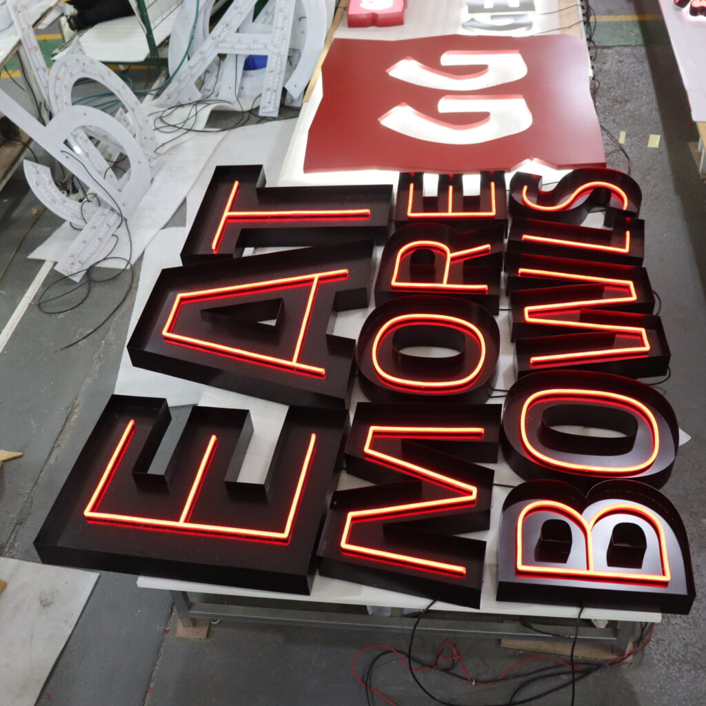 Genghis Grill Channel and LED Neon Signs (1)